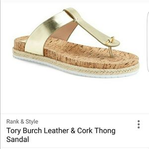 Tory Burch Leather Thong Sandals